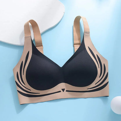 😍🔥 England Premium Designer Edition Anti-Sagging Mega Lift Padded Wireless Bra🥰🔥