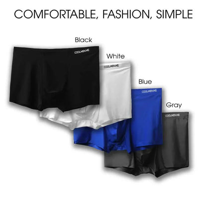 Comfy CoolMen Ice Silk Underwear (Buy 4 Get 2 Free)(Old Version)(Random Colors)