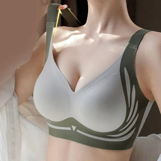 😍🔥 England Premium Designer Edition Anti-Sagging Mega Lift Padded Wireless Bra🥰🔥