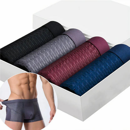 BOX-HERO BAMBOO LATEST ( PACK OF 5 + 5 ) FIBRE BOXER SHORTS UNDERWEAR