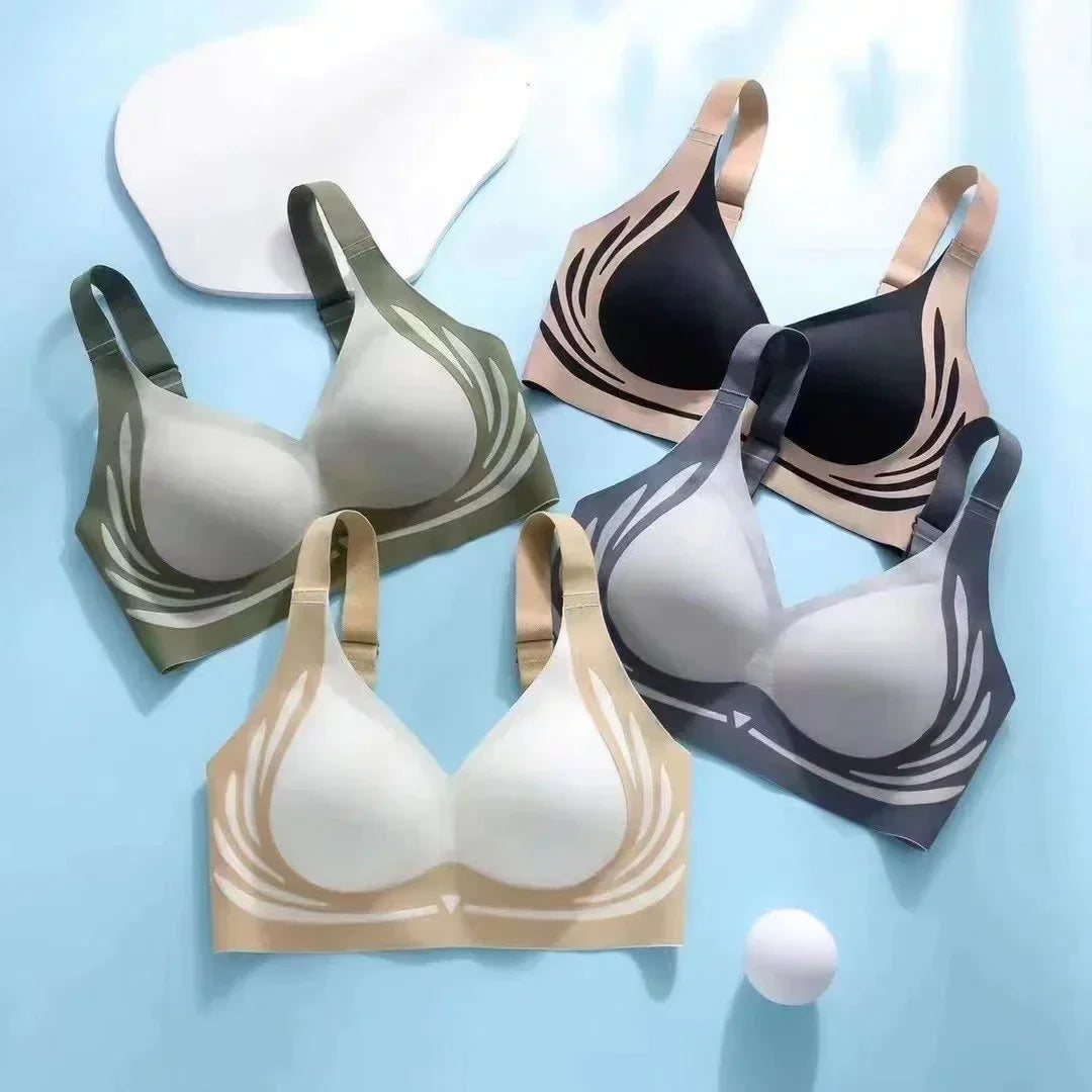 😍🔥 England Premium Designer Edition Anti-Sagging Mega Lift Padded Wireless Bra🥰🔥