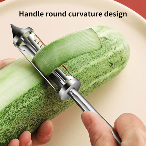 3 in 1  Stainless steel Multifunctional Veggie Peeler (Buy 1 Get 1 FREE)